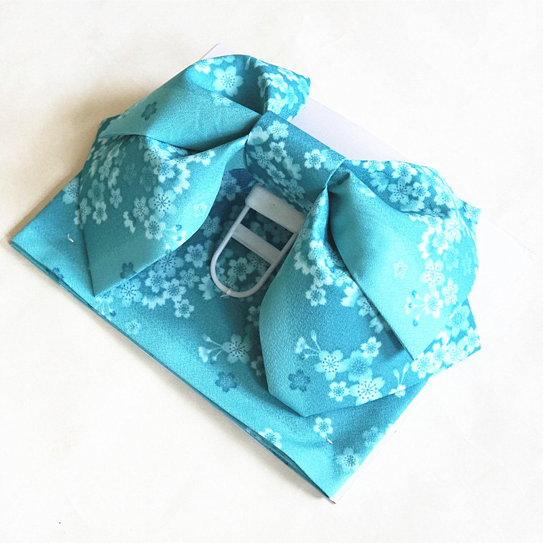 เข็มขัดโอบิลายดอกไม้หลากสีสำหร - Bow Tie Pre Tied บทวิจารณ์และราคา