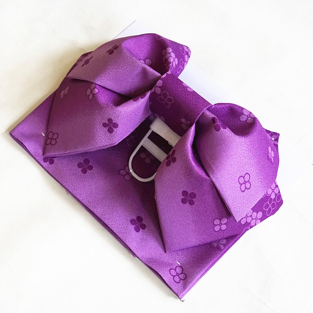 เข็มขัดโอบิลายดอกไม้หลากสีสำหร - Bow Tie Pre Tied บทวิจารณ์และราคา
