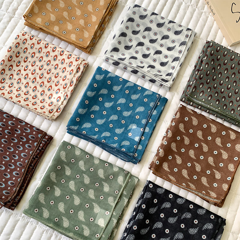 ผ้าพันคอเนื้อผ้าฝ้ายสำหรับผู้ห - Bandana Cotton บทวิจารณ์และราคา